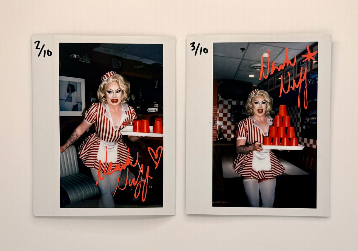 Nearah Nuff - Signed Waitress Look Polaroid