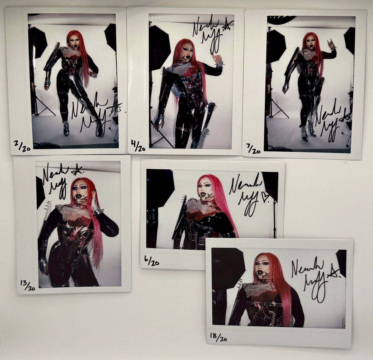 Nearah Nuff - Signed Promo Look Polaroid