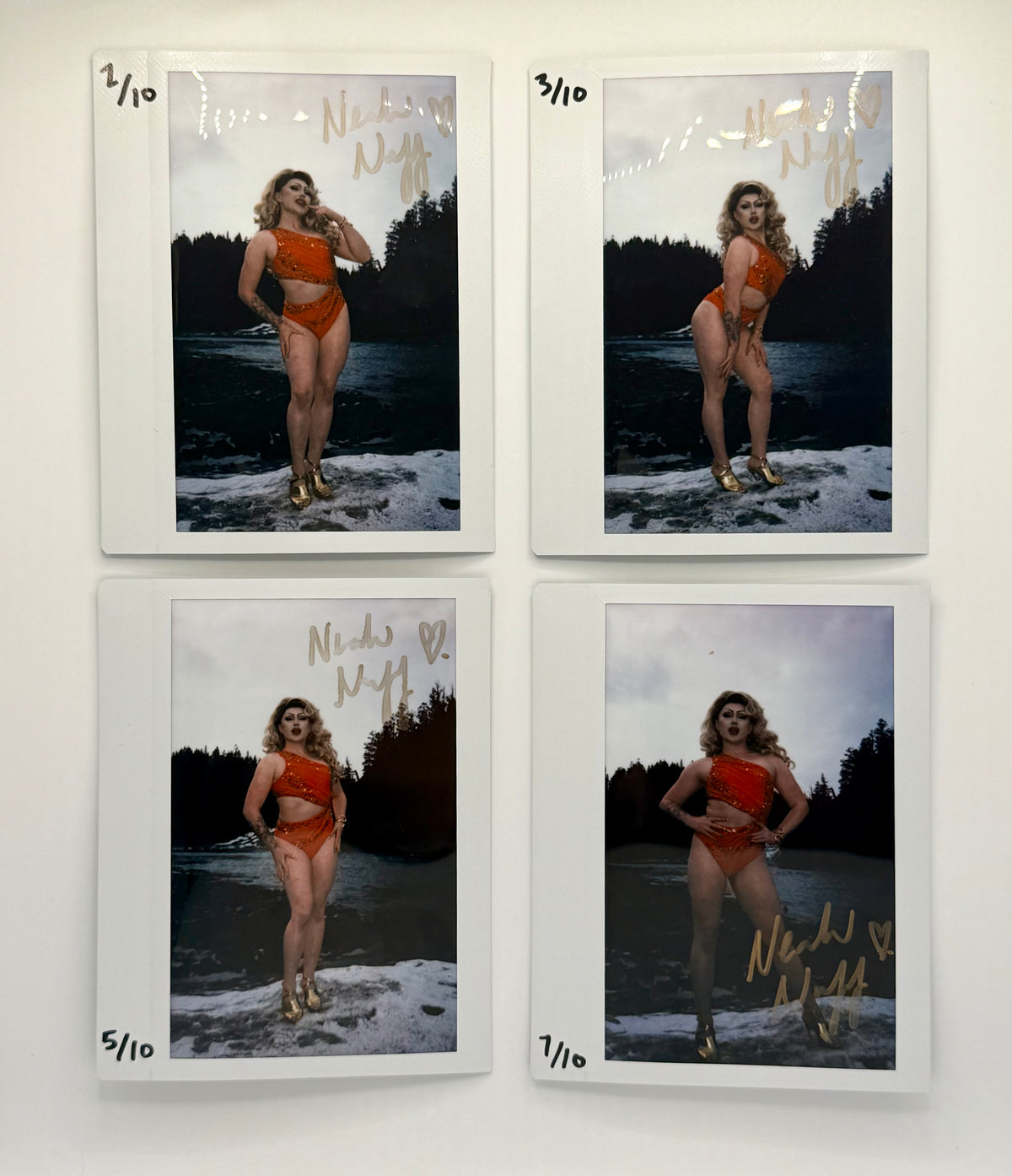 Nearah Nuff - Signed Swimsuit Look Polaroid