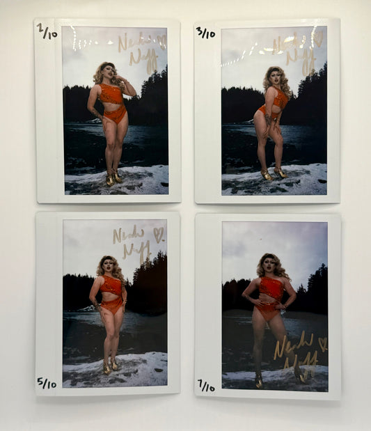 Nearah Nuff - Signed Swimsuit Look Polaroid