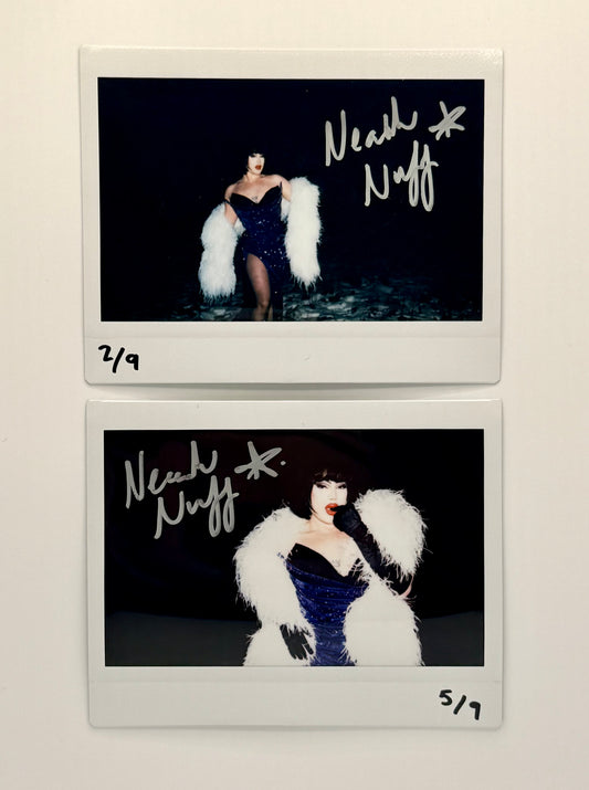 Nearah Nuff - Signed Evening Wear Look Polaroid